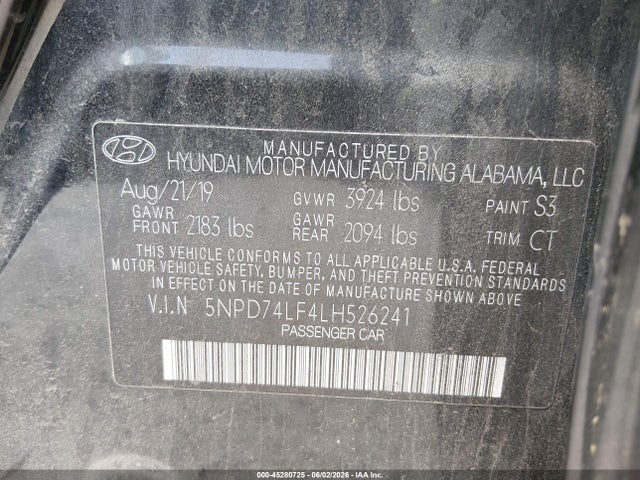 2020 Hyundai ELANTRA SE photo 9