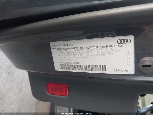 2019 AUDI A6 55 PREMIUM photo 9