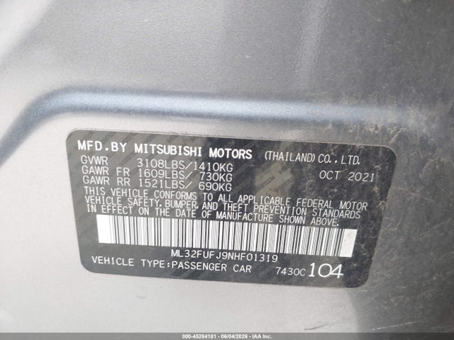 2022 Mitsubishi MIRAGE G4 BLACK EDITION/ES/LE 照片 9