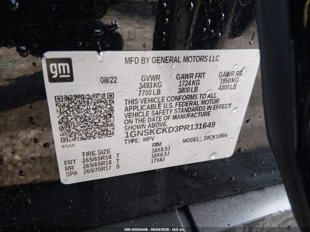2023 CHEVROLET SUBURBAN 4WD LT 9