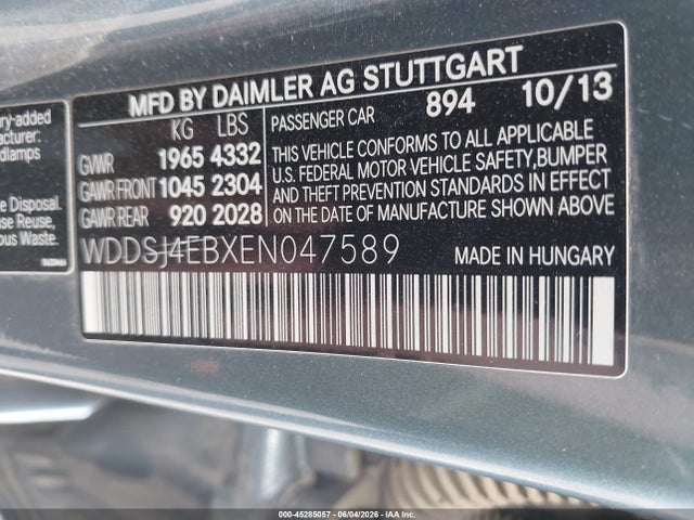 صورة 9 لـ 2014 Mercedes-BENZ CLA