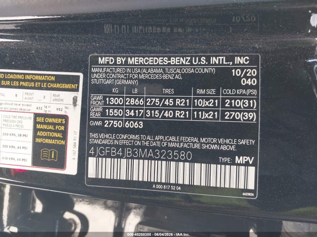 2021 MERCEDES-BENZ GLE 350 9