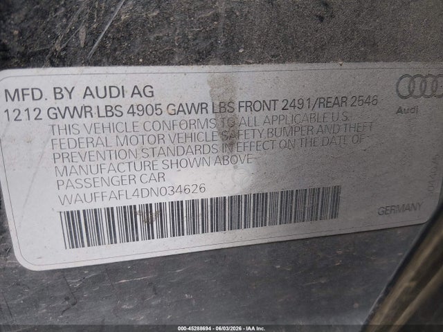 2013 AUDI A4 2.0T PREMIUM — фото 9