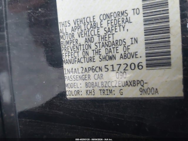 2012 Nissan ALTIMA 2.5 SL photo 9