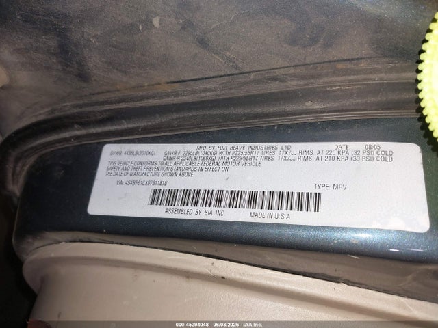 صورة 9 لـ 2006 Subaru OUTBACK 2.5I