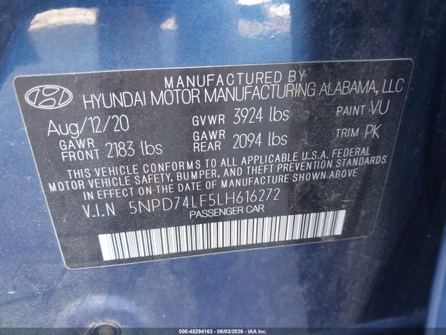 صورة 9 لـ 2020 Hyundai ELANTRA SE
