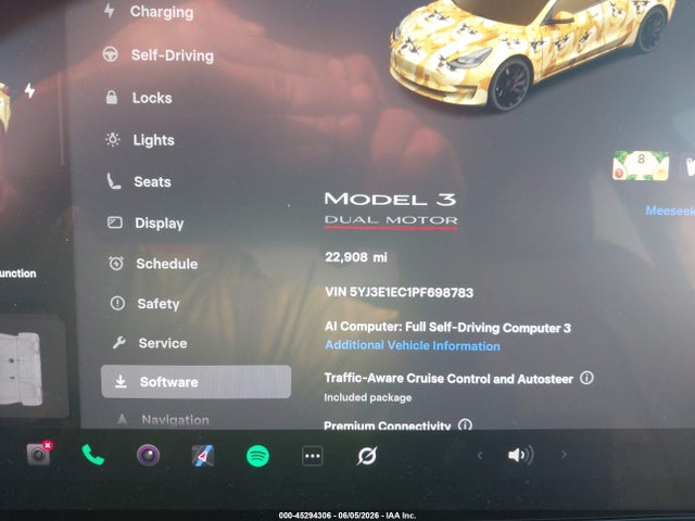 2023 Tesla MODEL 3 PERFORMANCE DUAL MOTOR ALL-WHEEL DRIVE — фото 7