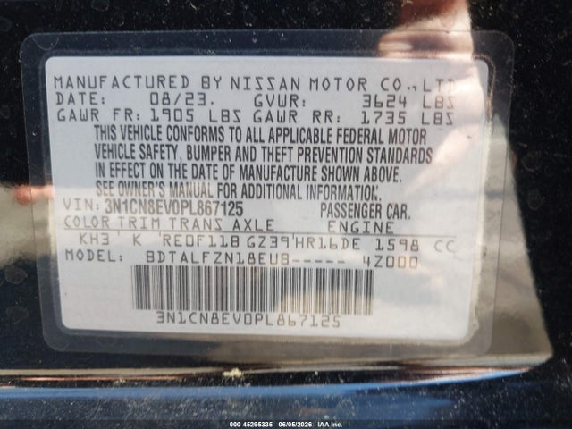 صورة 9 لـ 2023 Nissan VERSA 1.6 SV XTRONIC CVT