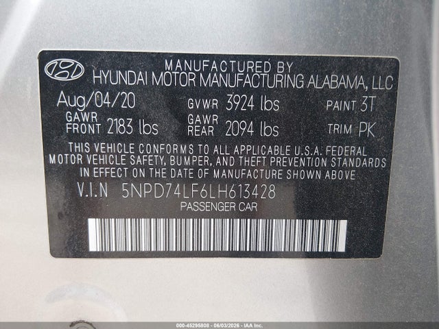 صورة 9 لـ 2020 Hyundai ELANTRA SE