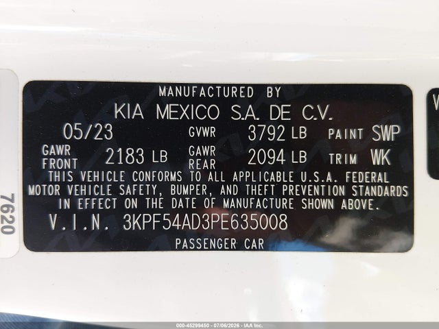 2023 KIA FORTE GT-LINE 9