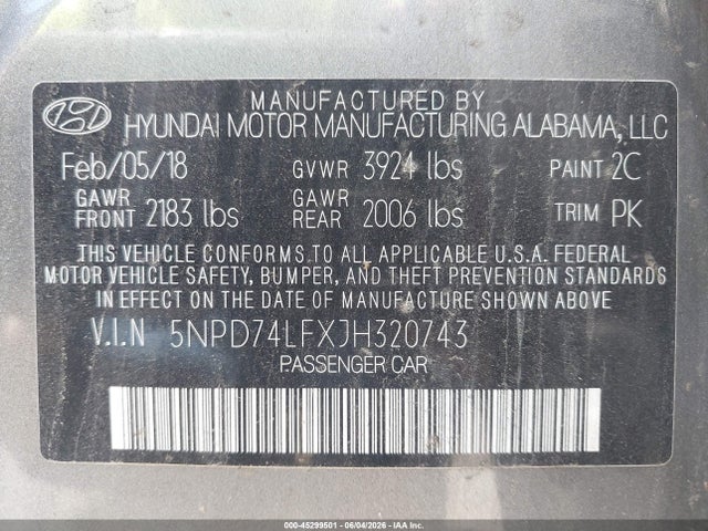2018 Hyundai ELANTRA SE photo 9
