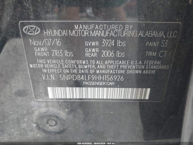 صورة 9 لـ 2017 Hyundai ELANTRA VALUE EDITION