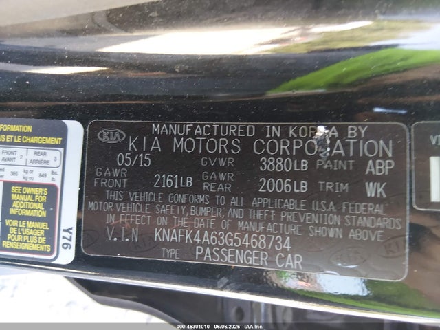 2016 KIA FORTE LX — фото 9