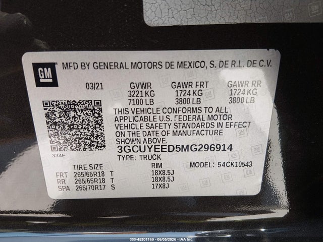 2021 Chevrolet SILVERADO 1500 4WD SHORT BED RST — фото 9