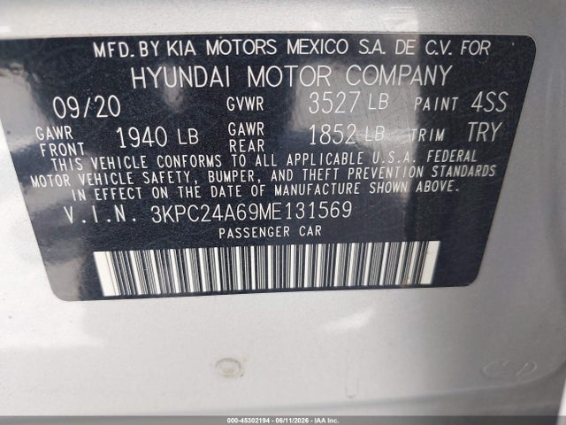 صورة 9 لـ 2021 Hyundai ACCENT SE