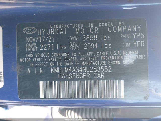 صورة 9 لـ 2022 Hyundai ELANTRA SEL