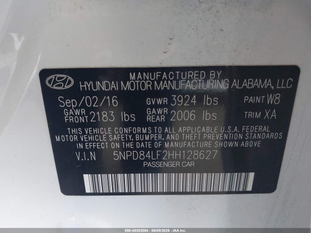 2017 Hyundai ELANTRA SE 照片 9