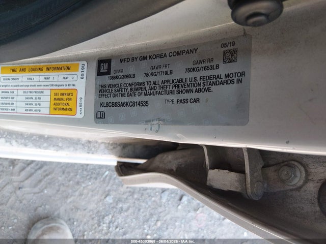 2019 CHEVROLET SPARK LS CVT 9