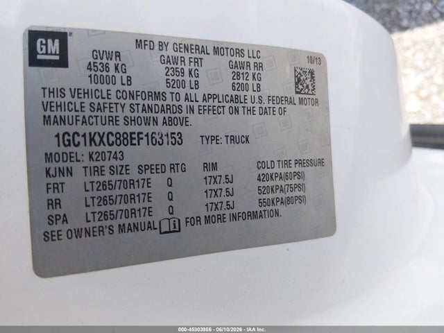 2014 Chevrolet SILVERADO 2500HD LT 照片 9