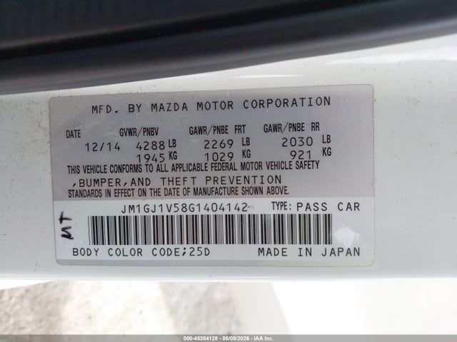 صورة 9 لـ 2016 Mazda MAZDA6 I TOURING