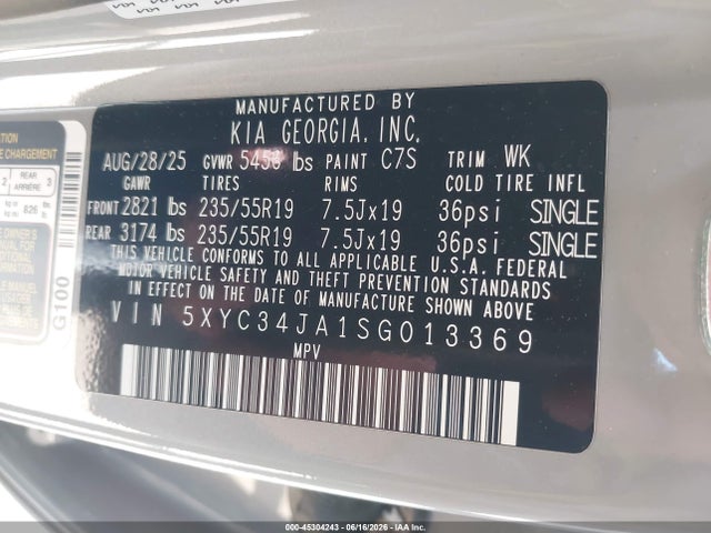 2025 KIA EV6 LIGHT LONG RANGE RWD 9
