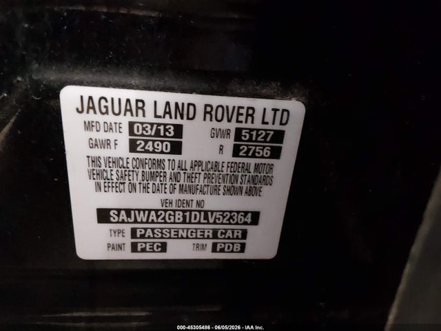 2013 Jaguar XJ XJL PORTFOLIO 照片 9