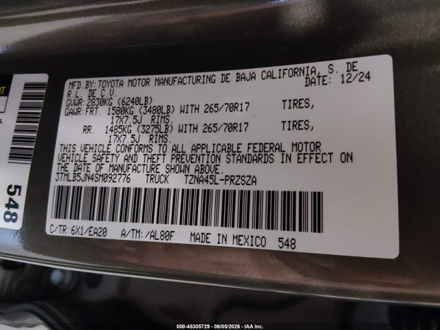 2025 Toyota TACOMA TRD OFF ROAD photo 9