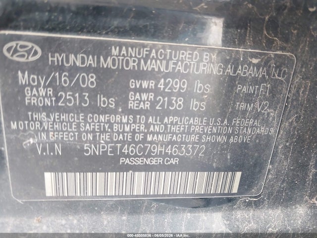 صورة 9 لـ 2009 Hyundai SONATA GLS