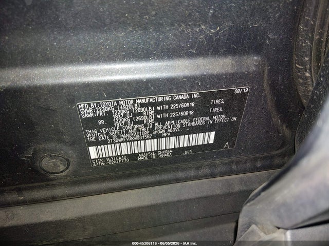2019 TOYOTA RAV4 HYBRID LIMITED 9