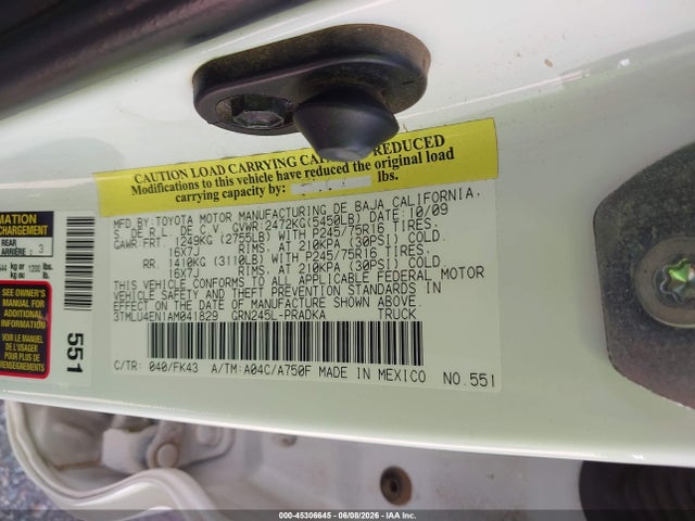 صورة 9 لـ 2010 Toyota TACOMA BASE V6