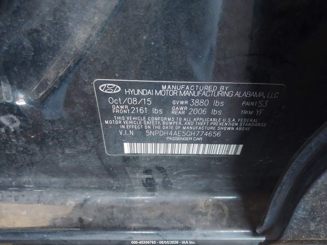 2016 Hyundai ELANTRA SE 照片 9