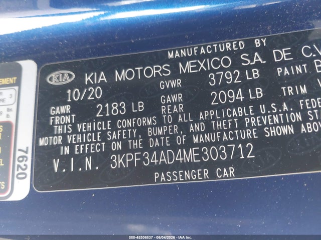 صورة 9 لـ 2021 KIA FORTE GT-LINE