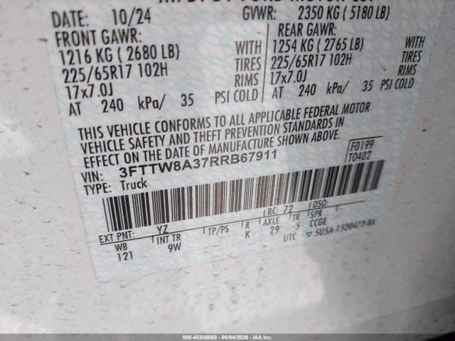صورة 9 لـ 2024 FORD MAVERICK XL