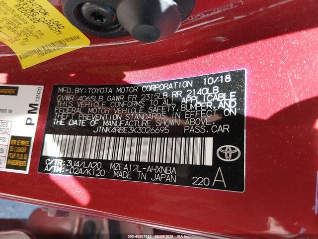 2019 Toyota COROLLA XSE 照片 9