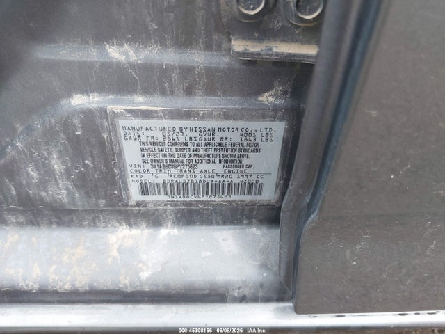2023 Nissan SENTRA SV XTRONIC CVT photo 9