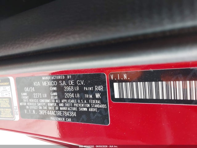 2024 KIA FORTE GT photo 9