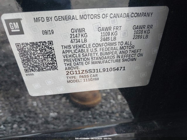 صورة 9 لـ 2020 Chevrolet IMPALA FWD LT