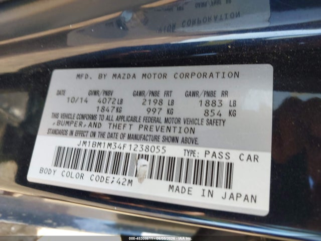 2015 Mazda MAZDA3 S GRAND TOURING — фото 9