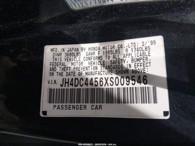 1999 Acura INTEGRA LS 照片 9