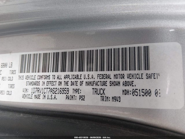 2010 Dodge RAM 1500 SLT/SPORT/TRX — фото 9