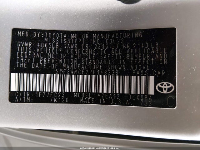 صورة 9 لـ 2023 Toyota COROLLA SE