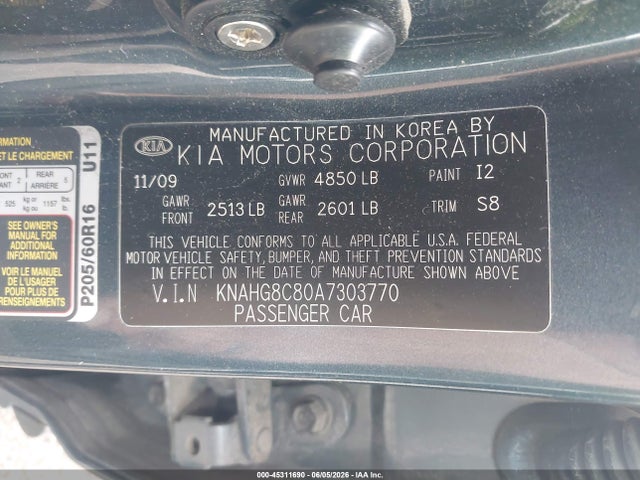 صورة 9 لـ 2010 KIA RONDO LX