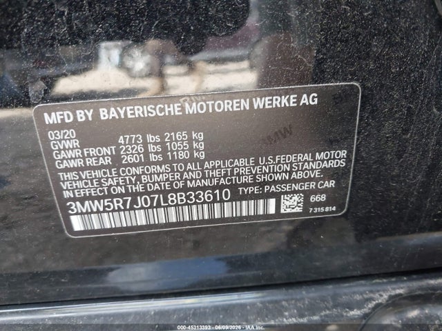صورة 9 لـ 2020 BMW 330I XDRIVE