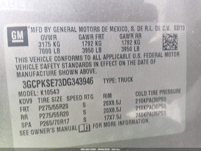 2013 Chevrolet SILVERADO 1500 LT — фото 9