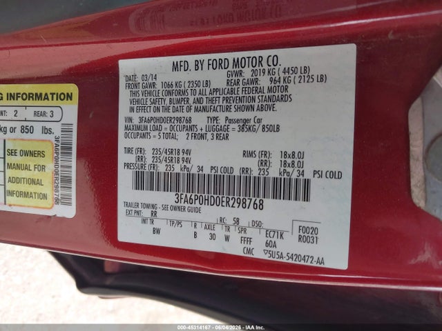 FORD FUSION SE - 9