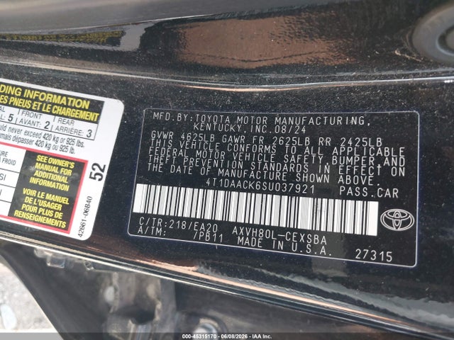 صورة 9 لـ 2025 Toyota CAMRY SE