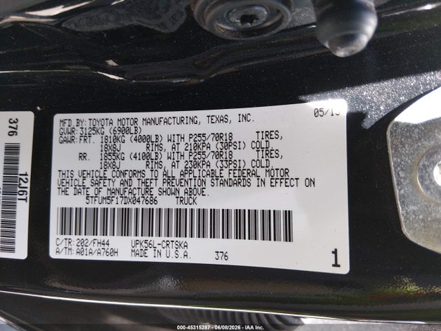 صورة 9 لـ 2013 Toyota TUNDRA GRADE 4.6L V8