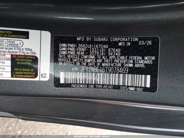 2026 Toyota GR86 PREMIUM photo 9