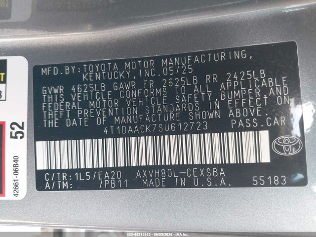 2025 Toyota CAMRY SE photo 9