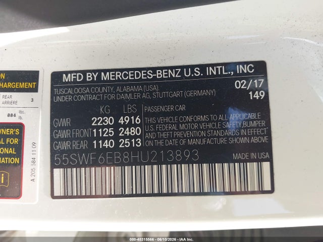 2017 Mercedes-BENZ AMG C 43 4MATIC photo 9